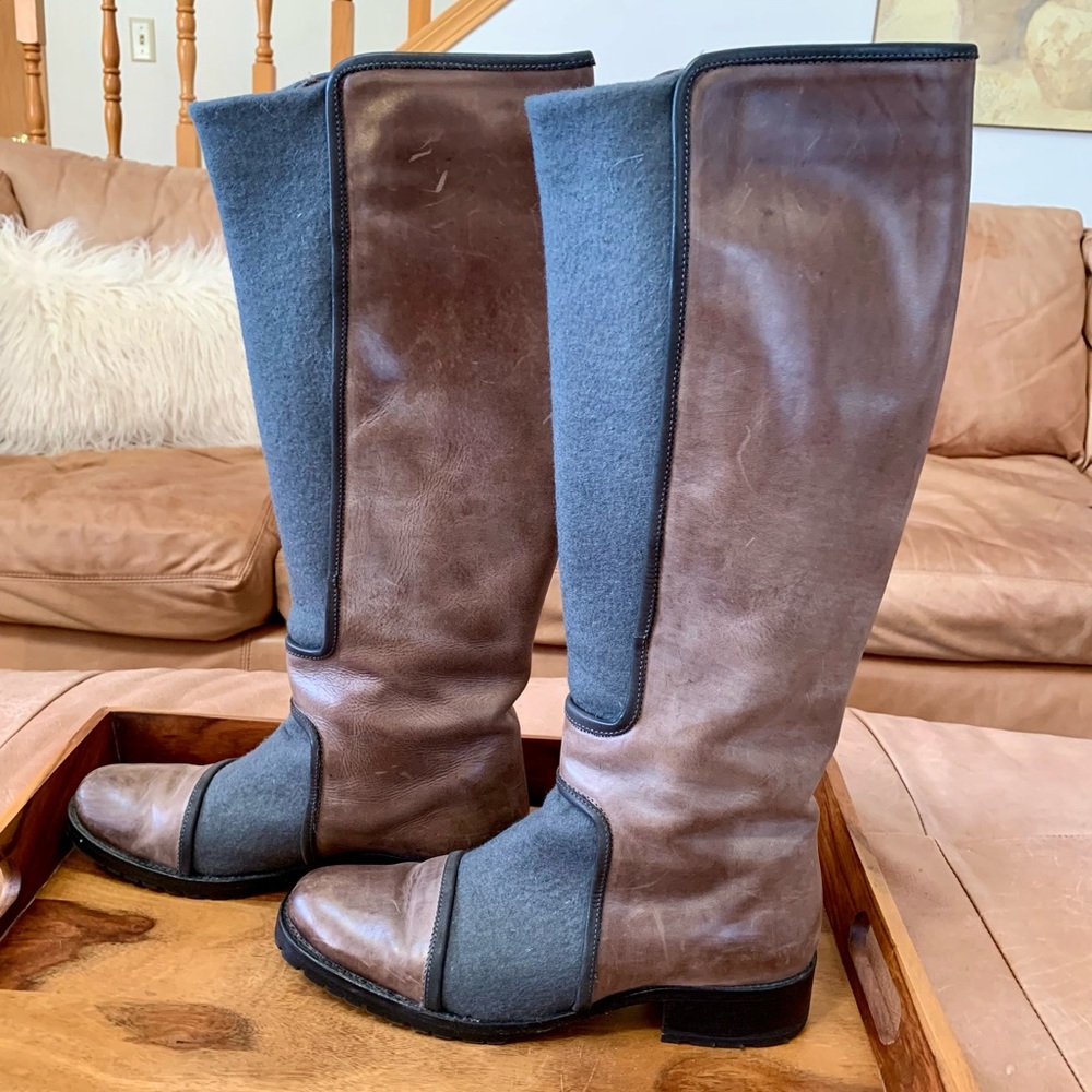 Dusica Sacks Equestrian Tall Italian Leather Riding Boots